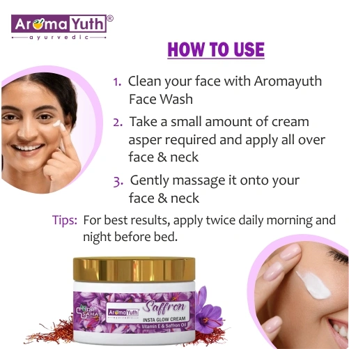 how to use Saffron-Glow-Cream